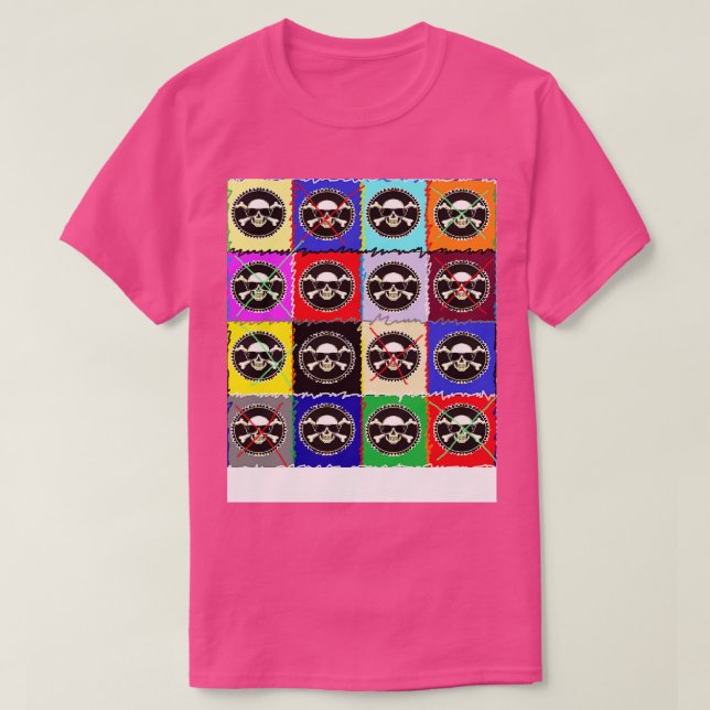 Gothic-Pirat 7 von LowEndGraphic T-Shirt (Design vorne)