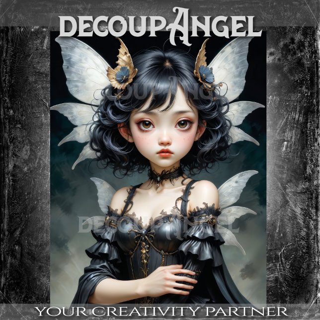 Gothic Pixie Dream Decoupage Seidenpapier (Von Creator hochgeladen)