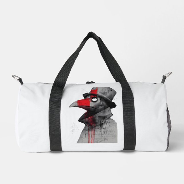 Gothic-Plage-Doktor-Trash-Polka-Turnbeutel Duffle Bag (Vorderseite)