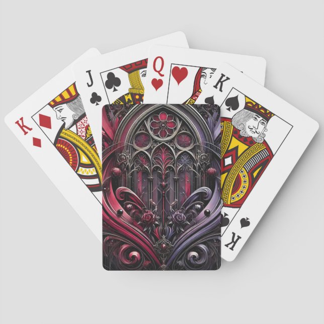 Gothic Playing Cards - Einzigartiges Design Spielkarten (Rückseite)