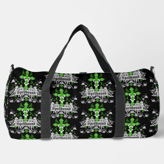 Gothic Post Punk Fashion Zubehör Duffle Bag (Vorderseite)