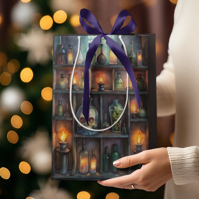 Gothic Potion Flaschen - Dunkle Apotheke Mittlere Geschenktüte (Von Creator hochgeladen)