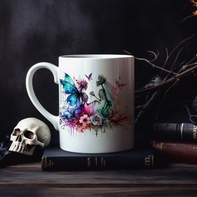 Gothic Proposal Valentinstag Kaffeetasse (Von Creator hochgeladen)