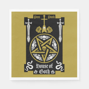 Gothic Punk Zubehör Serviette
