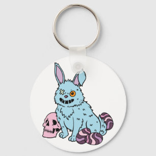 Gothic Rabbit Gothic Bunny Gothic Oster Emo Goth Schlüsselanhänger