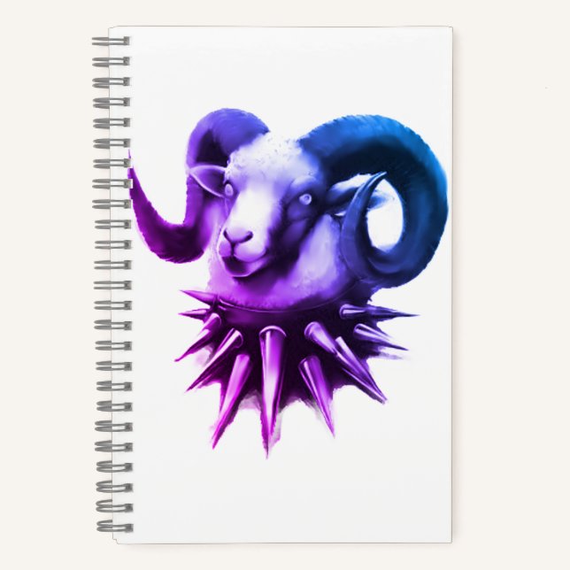 Gothic-RAM-Notebook Notizbuch (Vorderseite)