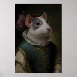 Gothic Ratte Vintage Poster, Kunstposter Druck, Zu Poster