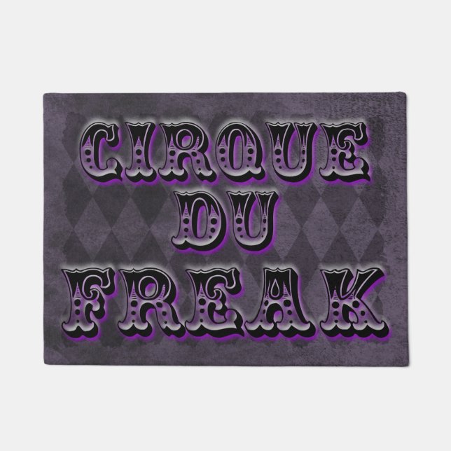 Gothic Raute Cirque du Freak Fußmatte (Vorderseite)