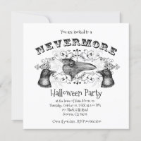 Gothic Raven and Crows Halloween-Party