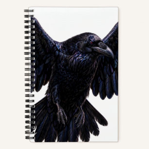 Gothic Raven Journal — Dunkle Fantasy-Notizbuch Notizbuch