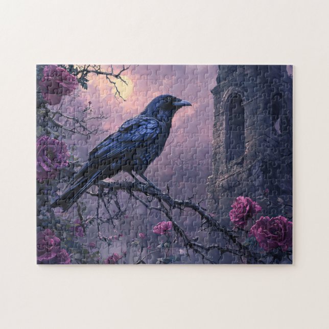Gothic Raven Lila Rose Puzzle (Horizontal)