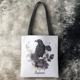 Gothic Raven & Midnight Blooms