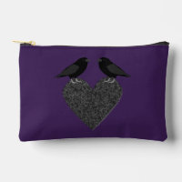 Gothic Ravens und Black Heart Gemustert