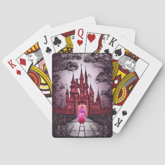 Gothic Red Castle Spielkarten