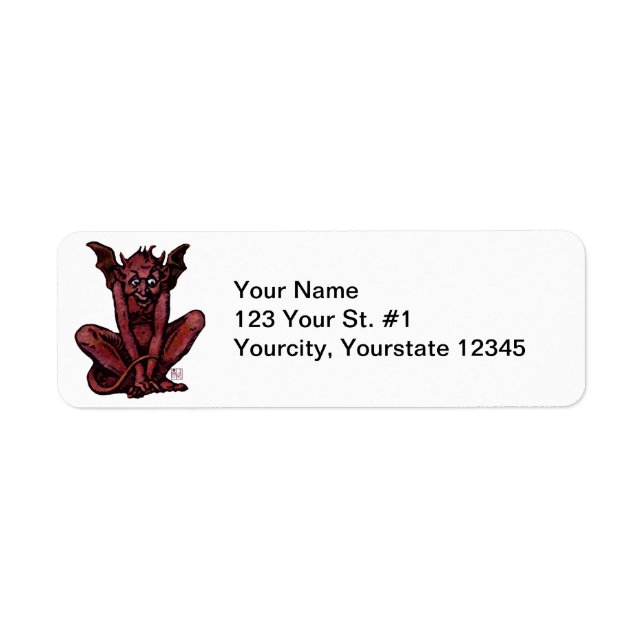 Gothic Red Goblin Fantasy Demon Creature (Vorne)