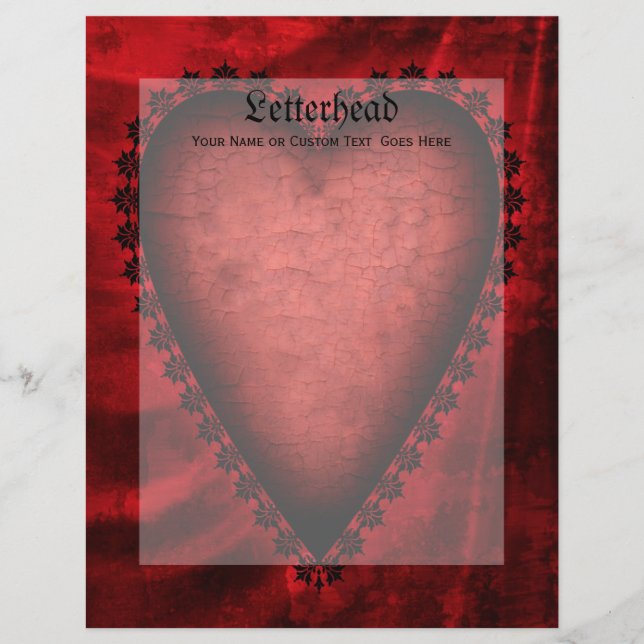 Gothic Red Heart (Vorderseite)