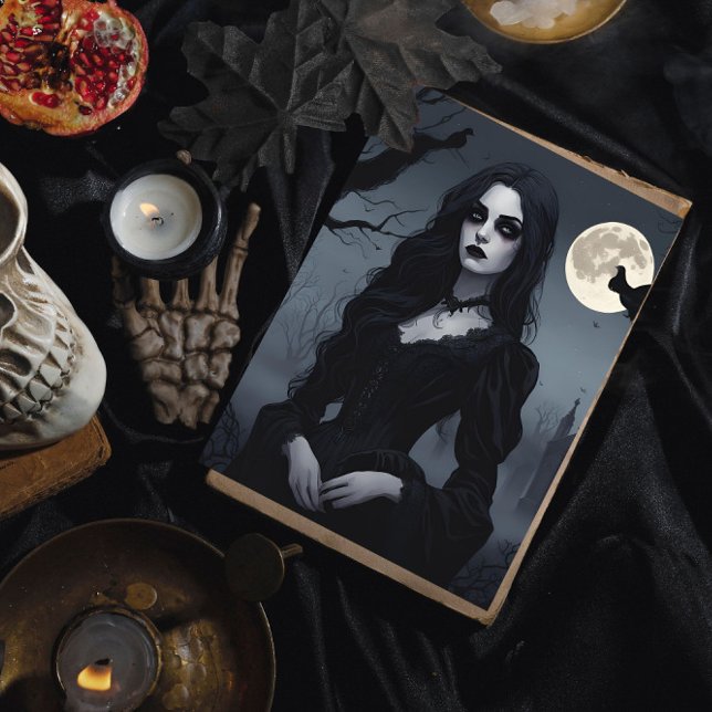 Gothic Reverie Lady Nocturne Poster (Von Creator hochgeladen)
