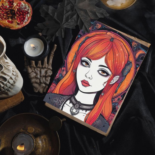 Gothic Reverie Orange Girl Poster (Von Creator hochgeladen)