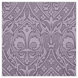Gothic Revival Fleur de Lys - Lavender Stoff