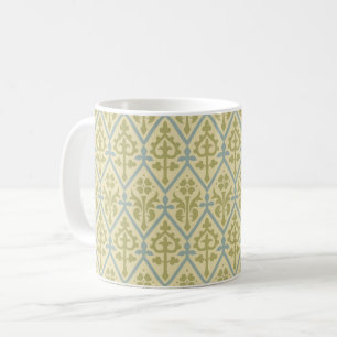 Gothic Revival Floral Diamonds Kaffeetasse
