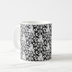Gothic Revival Lions Coffee Tasse