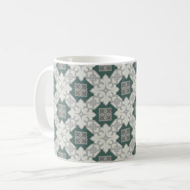 Gothic Revival Quatrefoils 1 Tasse (Vorderseite Links)