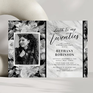 Gothic RIP Twenties 30. Geburtstagsfeier Einladung