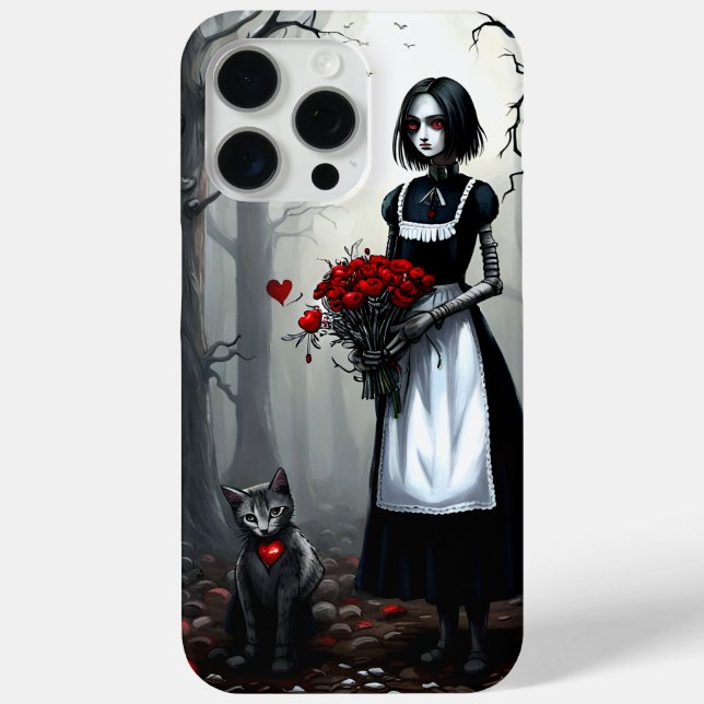 Gothic Robot Girl Case-Mate iPhone Hülle (Rückseite)