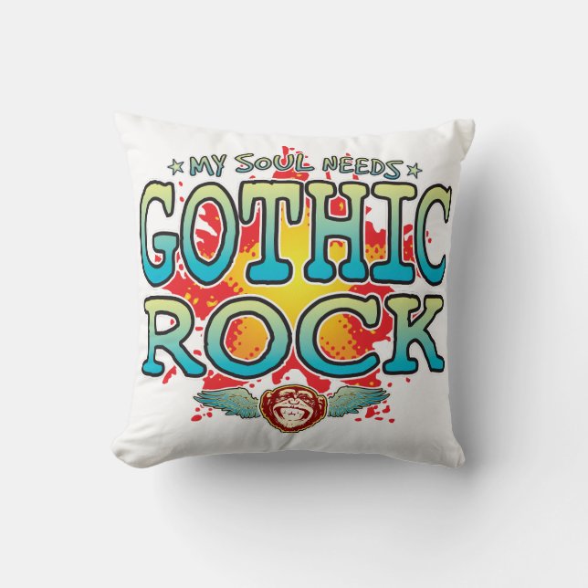 Gothic Rock Soul Cushion Kissen (Vorderseite)