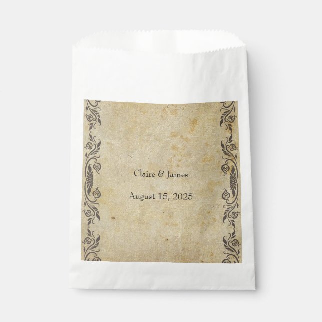 Gothic Romance Gastgeschenk Hochzeit Taschen - Dar Geschenktütchen (Vorderseite)