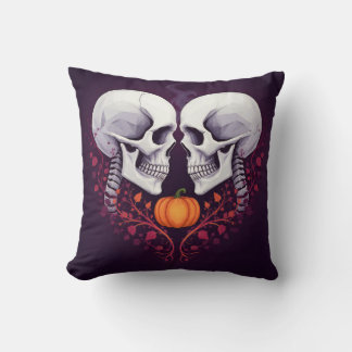 Gothic Romance Skull Art  Kissen