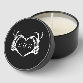 Gothic Romantic Skeleton Hand Halloween Hochzeit