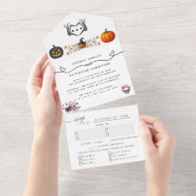 Gothic Romantic Skeleton Hand Halloween Hochzeit