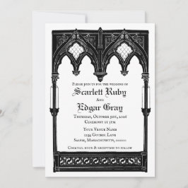Gothic-Romantik-Einladung Einladung