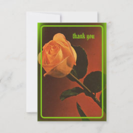 Gothic Rose Dankeschön Card Dankeskarte