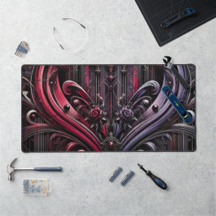 Gothic Rose Desk Mat Schreibtischunterlage