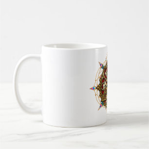Gothic Rose Fenster Eye Kaffeetasse