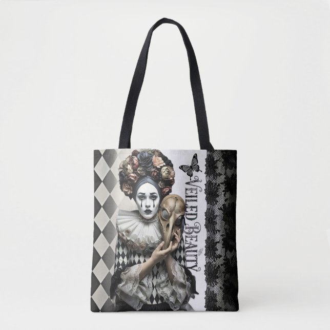 Gothic Rose Queen – Dark Romantic Art with Skeleto (Vorderseite)