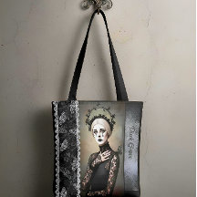 Gothic Rose Queen – Dark Romantic Art with Skeleto