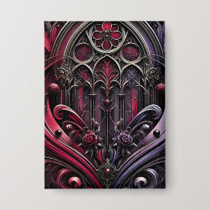 Gothic-Rosenknopf – Kühnes Accessoire Button