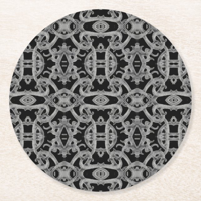 GOTHIC Round Paper Untersetzer (Vorderseite)