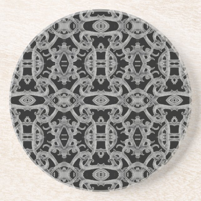 GOTHIC Round Sandstone Untersetzer (Vorne)