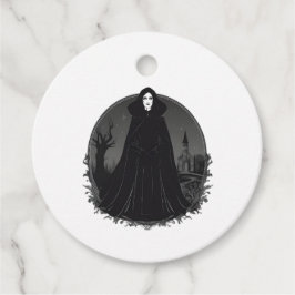 Gothic Salem Hexe um Mitternacht Geschenkanhänger