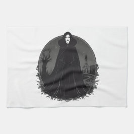 Gothic Salem Hexe um Mitternacht Geschirrtuch