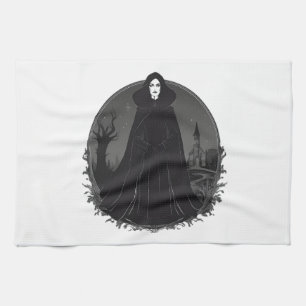 Gothic Salem Hexe um Mitternacht Geschirrtuch