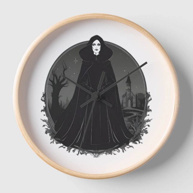 Gothic Salem Hexe um Mitternacht Uhr (Vorderseite)
