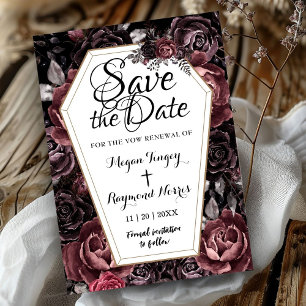 Gothic Sarg Vintage Eheversprechen Save The Date Einladung