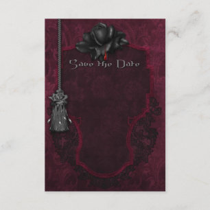 Gothic Save the Date Card