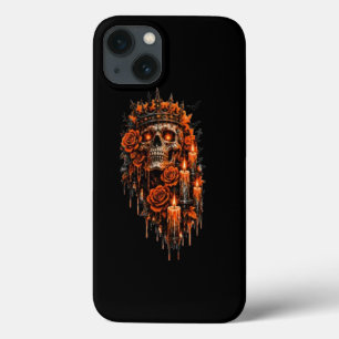 Gothic-Schädel-Krone Halloween Dunkle Rosen Grusel Case-Mate iPhone Hülle