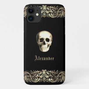 Gothic-Schädel personalisiert Case-Mate iPhone Hülle